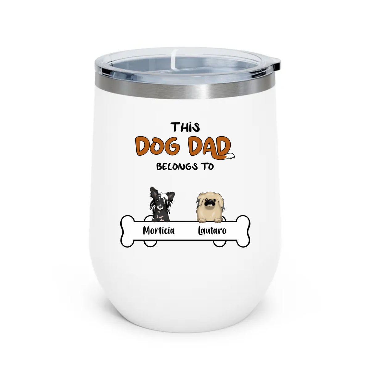 Luciadicequeestonoselee - 12oz Insulated Wine Tumbler
