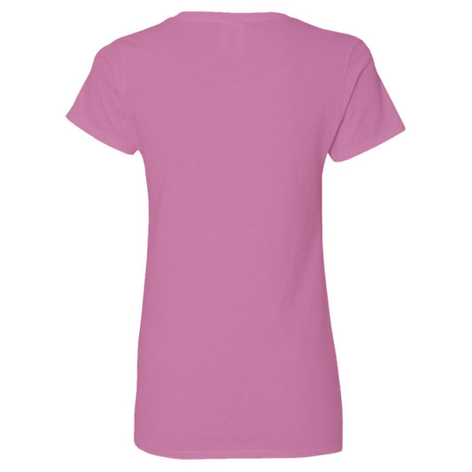 Heavy Cotton Women's V-Neck T-Shirt (Back)