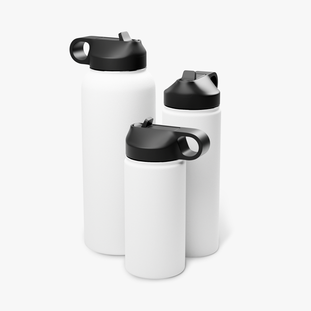 Stainless Steel Water Bottle, Standard Lid