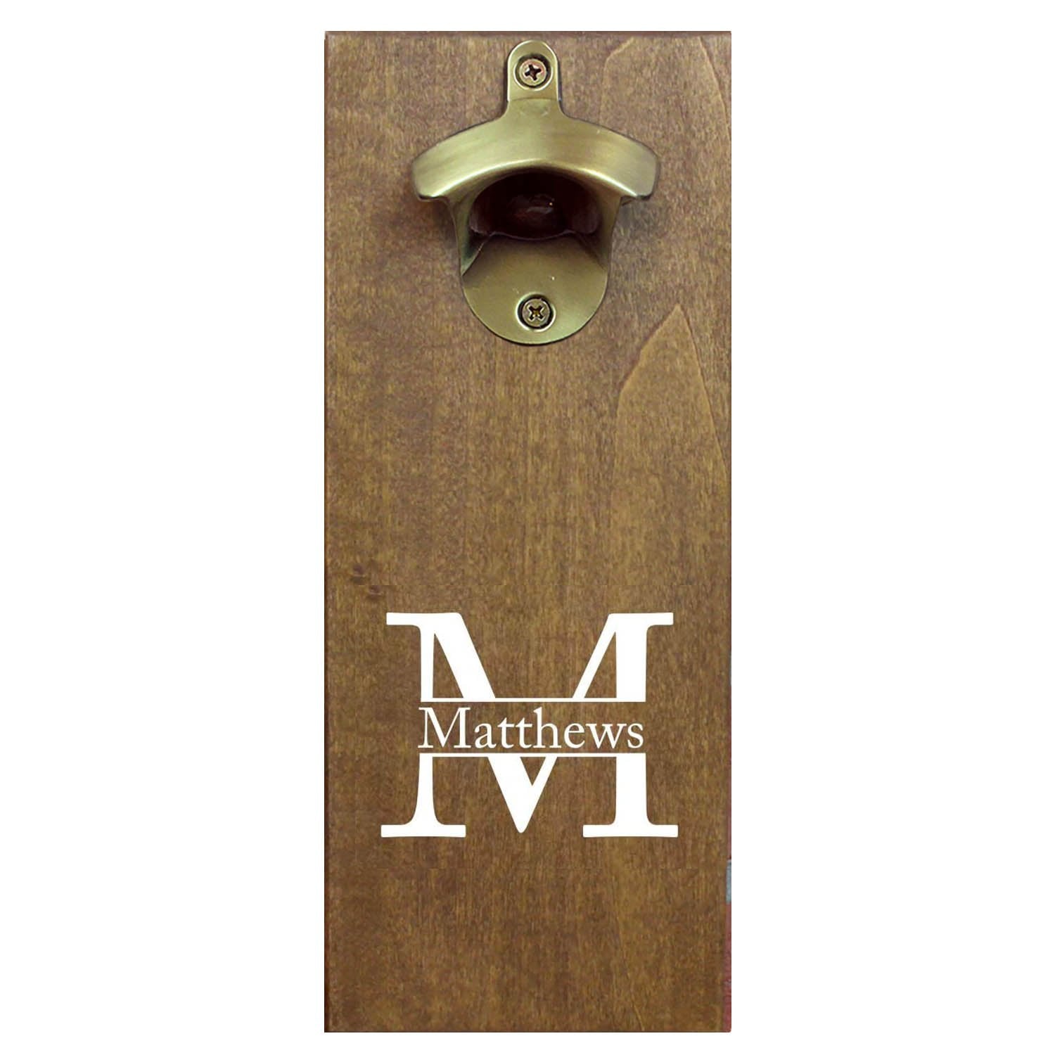 Personalized Wall Mounted Bottle Opener