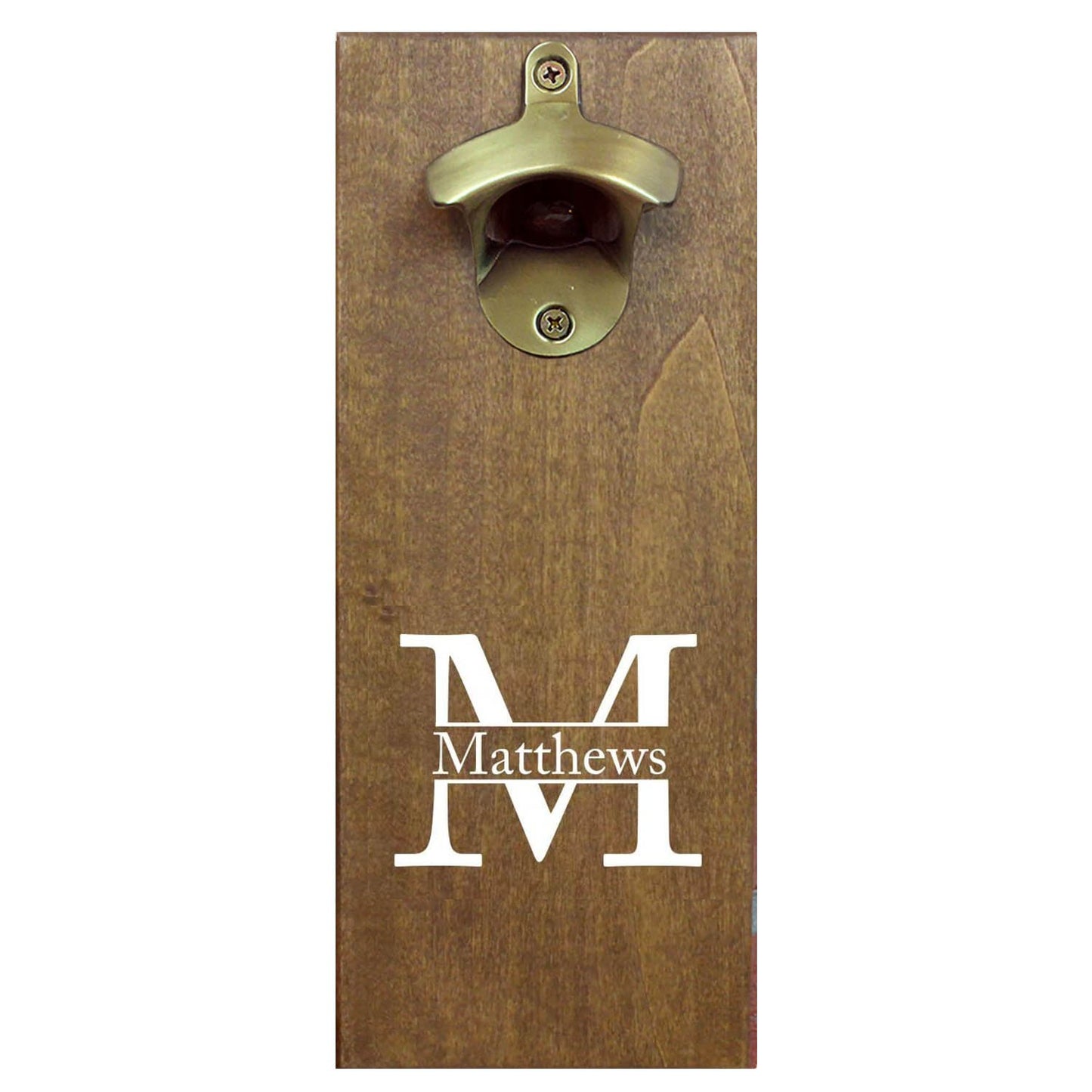 Personalized Wall Mounted Bottle Opener