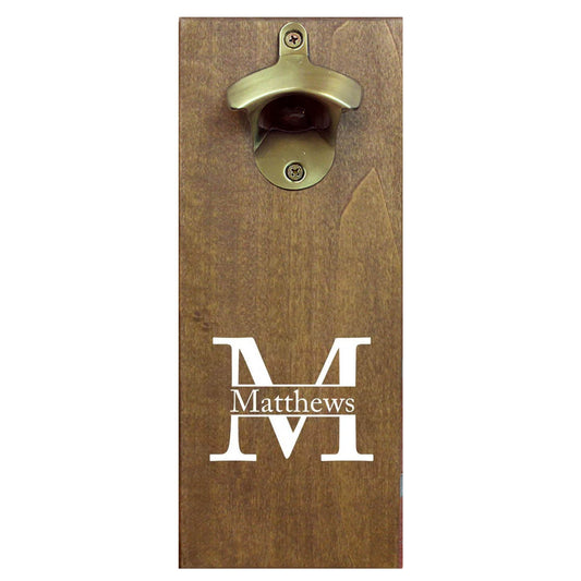 Personalized Wall Mounted Bottle Opener