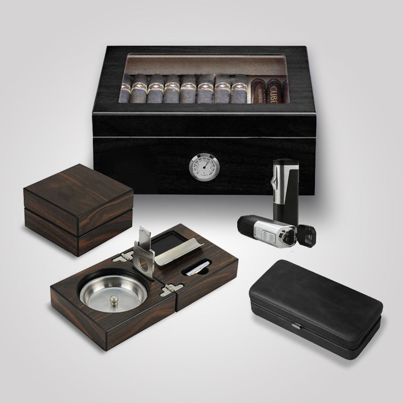 Rosewood Humidor Bundle